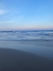 Ocean view with sunset