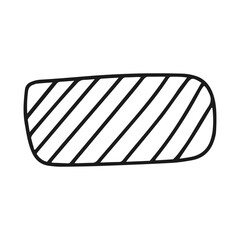 Journal planner element. Planner stickers. Journal daily stickers reminder text numbers colored symbols collection 