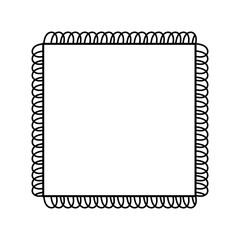 black handrawn islamic doodles element stock popular design