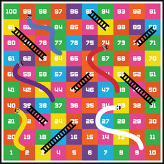 snakes and ladders game © Afi Design 