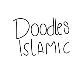 Doodles line art of ramadan kareem. eid fitr celebration element doodles stock. mudik, hampers, nastar, kue kering