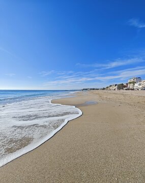 Mediterranean Sea, Torredembarra city, Spain