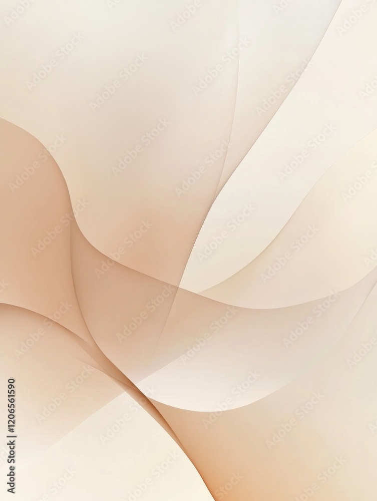 Wall mural a subtle abstract gradient background with soft taupe and ivory hues.featuring understated color tra