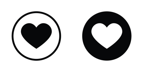 black heart icon. heart sign. love symbol. love and heart for social media, mobile app, ui and website. vector illustration on transparent background