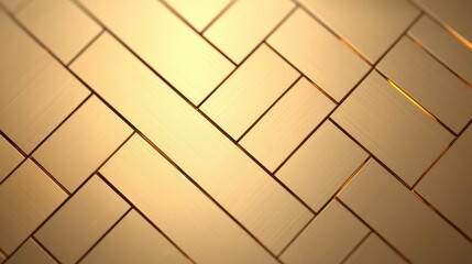Gold background with diagonal pattern and symmetrical art deco inspired design elements