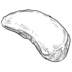 pillow handdrawn illustration