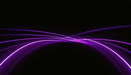 Naklejka premium Abstract dark background with purple lines