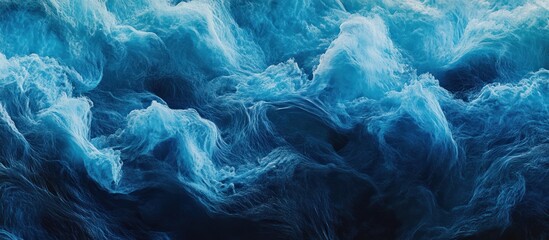 Abstract Blue Swirls