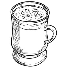 coffee handdrawn illustration