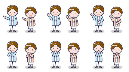 ナースの男女 04