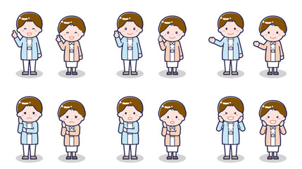 ナースの男女 03