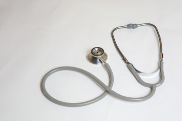 Stethoscope on a white background