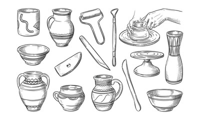 ceramic handdrawn collection