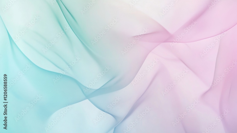 Wall mural a tranquil abstract gradient background with smooth pastel hues.featuring gentle color transitions.e