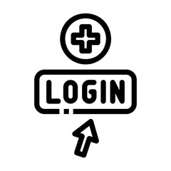 login Line Icon