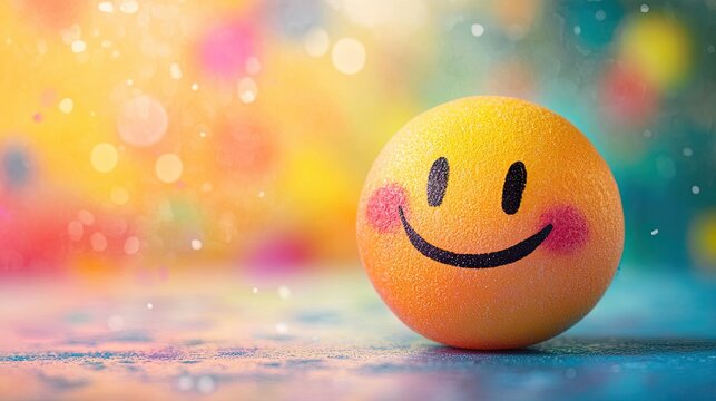 Cheerful Soft Squishy Toy for Stress Relief and Relaxation