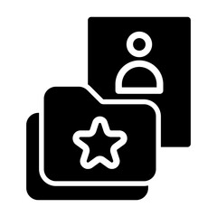 registration folder Solid icon