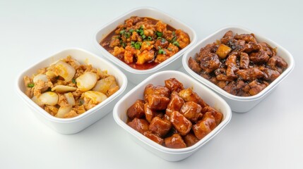 Abundant Chinese Cuisine Collection for the 2025 New Year Celebration