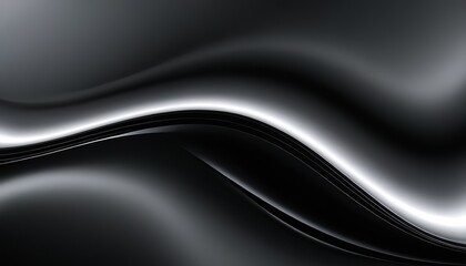 Obraz premium Abstract Grainy noise texture Monochrome black and white abstract liquid flow, marble wave gradient background, super wide website headers, banners, retro classic poster designs.