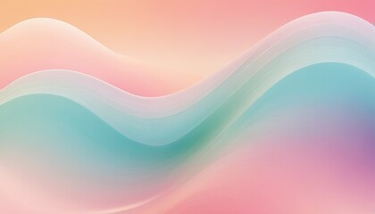 Obraz premium Blue And Pink wave Gradient Background