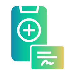 online registration Gradient icon