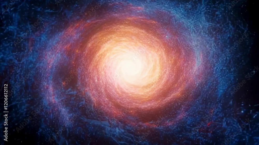 Wall mural a look of a galaxy in the space