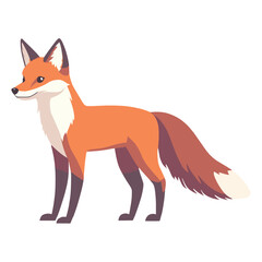 Fototapeta premium Fox illustration wildlife animal vector