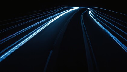 Blue waves with a blue streak of light