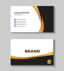 Fototapeta premium Minimal Business Card Design Template
