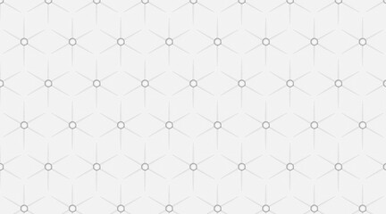 Star shape luxury pattern design with 3d circle centre of each shape | Seamless pattern design with Gray colour | Pattern background for web, banner, corporate, fabric, texture, cultural program