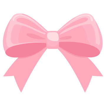 recommend clip art: Pink bow ribbon illustration art accessories vector
