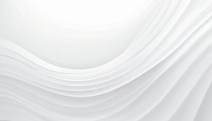Obraz premium Abstract white wave background with smooth white background with smooth lines