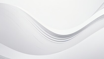 Obraz premium Abstract white wave background with smooth white background with smooth lines