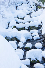 よく冷えた朝の氷ノ山の景色 霧氷 鳥取県 氷ノ山