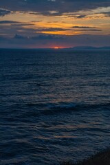 Obraz premium Beautiful sunset at sea in Guacalillo