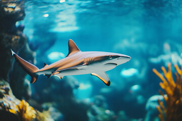Obraz premium Shark in the sea