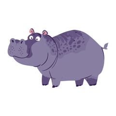 Obraz premium Hippos animal hippo illustration vector