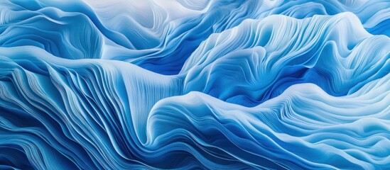 Obraz premium Abstract Blue Swirls