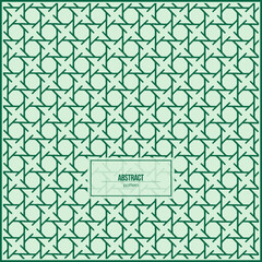abstract shape pattern of green octagon lines