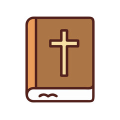 Fototapeta premium bible book icon design
