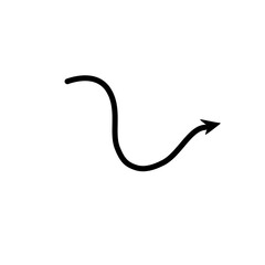 devil tail silhouette icon