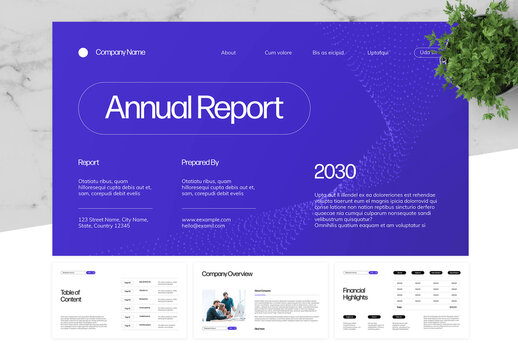 Blue And Black Annual Report