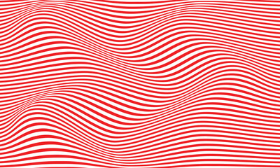 abstract trendy red wave line pattern perfect for background.