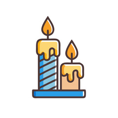 candle icon design
