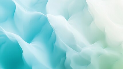 Obraz premium A tranquil abstract gradient background.moving from mint green to sky blue.representing peace and serenity.ideal for yoga and wellness apps