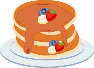 Pancake On Plate
