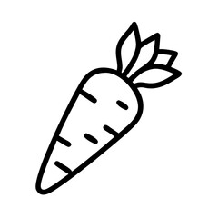 carrot fruit icon design