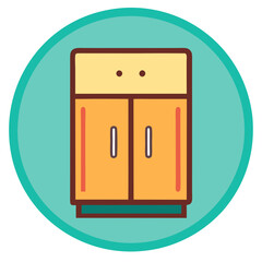 cupboard icon design