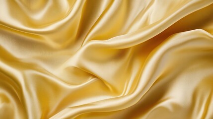 Golden Satin Fabric Texture