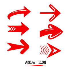 arrow hand draw icons